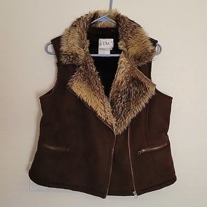 LAL Live A Little Faux Fur Vest